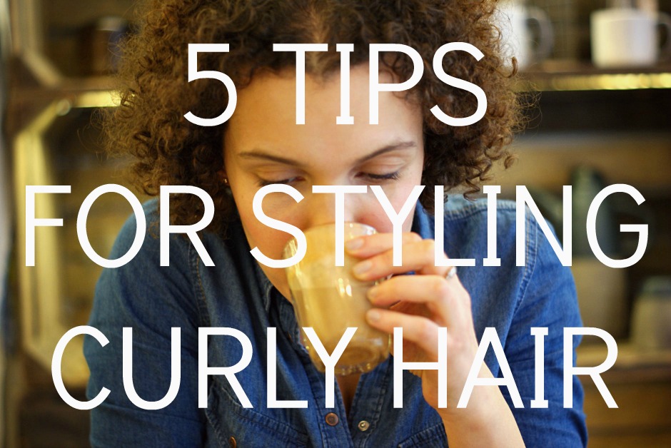 5 tips for styling curly hair