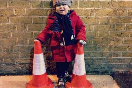 Traffic cones and other toddler obsessions | Everyday30.com