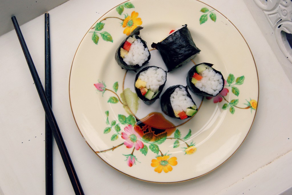 Store-cupboard saviour: Vegetable sushi